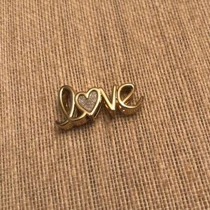 Origami Owl Love Bracelet Slider